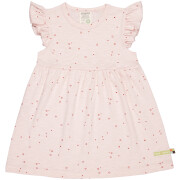 Kleid "Kreise chili auf rosé (rosa) - loud +...