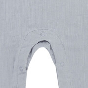 Muslin-Latzhose "dusty-blau blaugrau",Mull -...