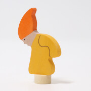 Steckfigur "Herbstzwerg gelb" Zwerg, Holz,...