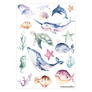 Tattoos "planschende Bande" 3 Bögen...