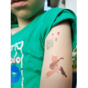 Tattoos "tierische Kumpels" 3 Bögen temporäre Tattoos OShea