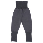 Nabelbundhose "fels Wolle/Seide-Frottee (grau)"