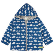 Outdoor-Jacke "Wildschweine auf ultramarine",...
