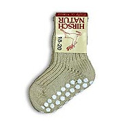 Stoppersocken, grob, 100% Wolle (kbT), marine, 18-20