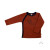 Wickelshirt "rusty brown Schnecke", 100% Baumwolle (kbA)