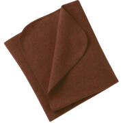 Kuschelfleece-Decke "Muschelrand Zimt melange",...