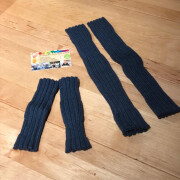 Stulpen, 15cm "sturmblau", Pulswärmer,...