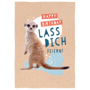 Grußkarte°° "Happy Birthday - lass...