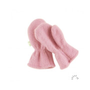 Fäustel "hellrosa", Wollfleece aus Wolle...