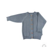 Cardigan-Jacke "hellgrau", gestrickt, 100%...