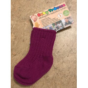 Wollsocke "fuchsia - Rippe - Joha", 90%...