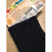 Wollsocke "marine - Rippe - Joha", 90% Wolle,5%...
