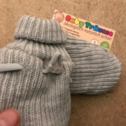 Fäustel "hellgraue Fausthandschuhe  -...