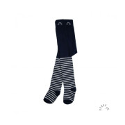 Strumpfhose "marine/ecru iobio", 98% Baumwolle...