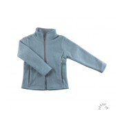 Fleece-Jacke "steinblau -meliert", 100%...