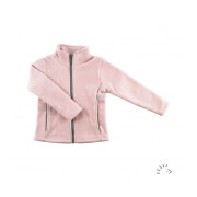 Fleece-Jacke "magnolienrosa -meliert", 100%...