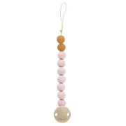 Schnullerkette "heveas Powder Pink rosa...