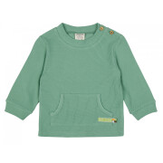 WaffelShirt "mit Känguruh-Tasche - Bamboo -...