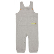 Waffel-LATZHose "Silver grau - mit Taschen - loud +...