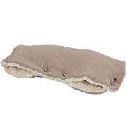 Kinderwagen-Muff "Sand", Baumwoll-Plüsch