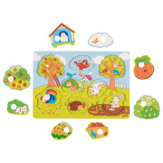 Steckpuzzle "Hintergrundbildpuzzle - im...