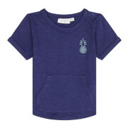 Baby-T-Shirt "navy mit Ananas", Slub, 100% Baumwolle (kbA)