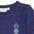 Baby-T-Shirt "navy mit Ananas", Slub, 100% Baumwolle (kbA)