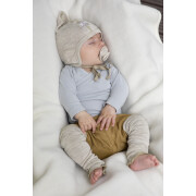 Bein-/ArmStulpen "beige (natur-melange) 26cm oder...
