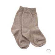 Socken "light beige", 98% Baumwolle (kbA)/2%...