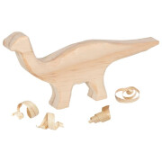 Schnitzrohlinge: Set: 3x Rohlinge + 3x Schleifpapier