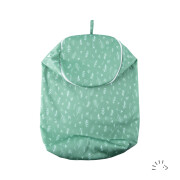 Wetbag = Windelsack "Popolini RONDO green leaves auf...