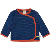 Wickeljacke "ultramarine Doubleface Pünktchen +...