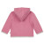 Fleece-Jacke "Grape (Wein), Kapuze mit Pferden", Fleece: 100% Baumwolle (kbA), grau abgesetzt