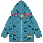 Jacke "Druck Pferde auf Topaz", innen...