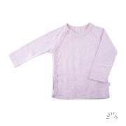 Wickelshirt "Beige-Melange", Feinripp, 100%...