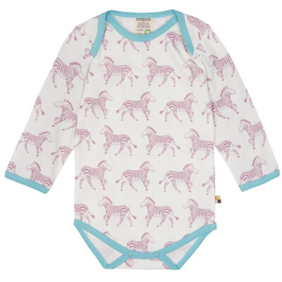 Body "Zebra Aster-lila", 100% Baumwolle (kbA)