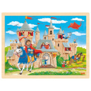 EinlegePuzzle "Ritterburg" - 96 Puzzleteile mit...