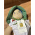 Pickapooh Feuerwehr Strick "green tea + geringelt" UV60"