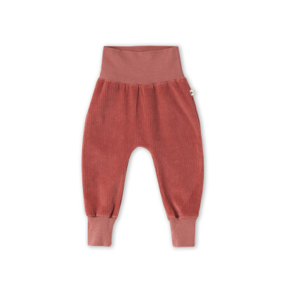 Baby Cordhose breiter Bund - "Dunkel Mauve"