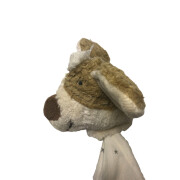 Schnuffeltuch mit "Hund beige"