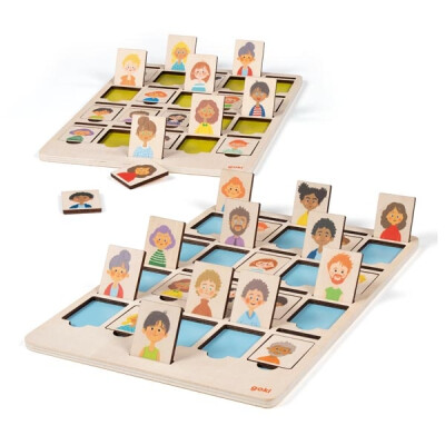 Spiel "Wer wird gesucht?", Holz