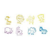 Stempel, "wilde Tiere", Holz, im Set inkl....