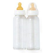 Babyflaschen-Set "2 große Babyglasfaschen...