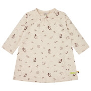 Kleid mit langem Arm "natur-beige bedruckt:...