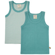 Doppelpack Unterhemden aus Feinripp "oregano",...