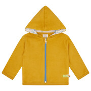 Fleece-Jacke "curry, Kapuze mit Eulen", Fleece:...