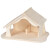 Bauernhof montiert = Puppenhaus = Krippe = Stall, Holztiger, inkl. Weihnachtsstern, Massivholz