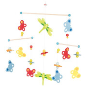 Mobile "Schmetterlinge, Lilbellen, Blumen",...