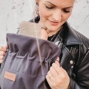 Tragecover "Softshell, grau , Hoppediz"