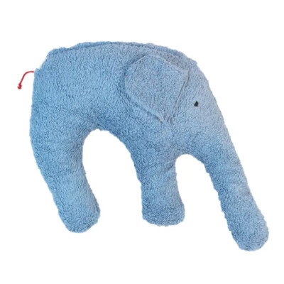 "Pat&Patty-Otti blau" der Hirse-Elefant, "Ameisenfant", 100% Baumwolle (kbA), Füllung: Hirse